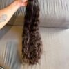 Cabelo cacheado brasileiro natural com volume e comprimento